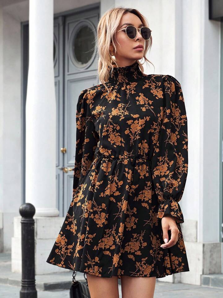 Vestido mangas largas