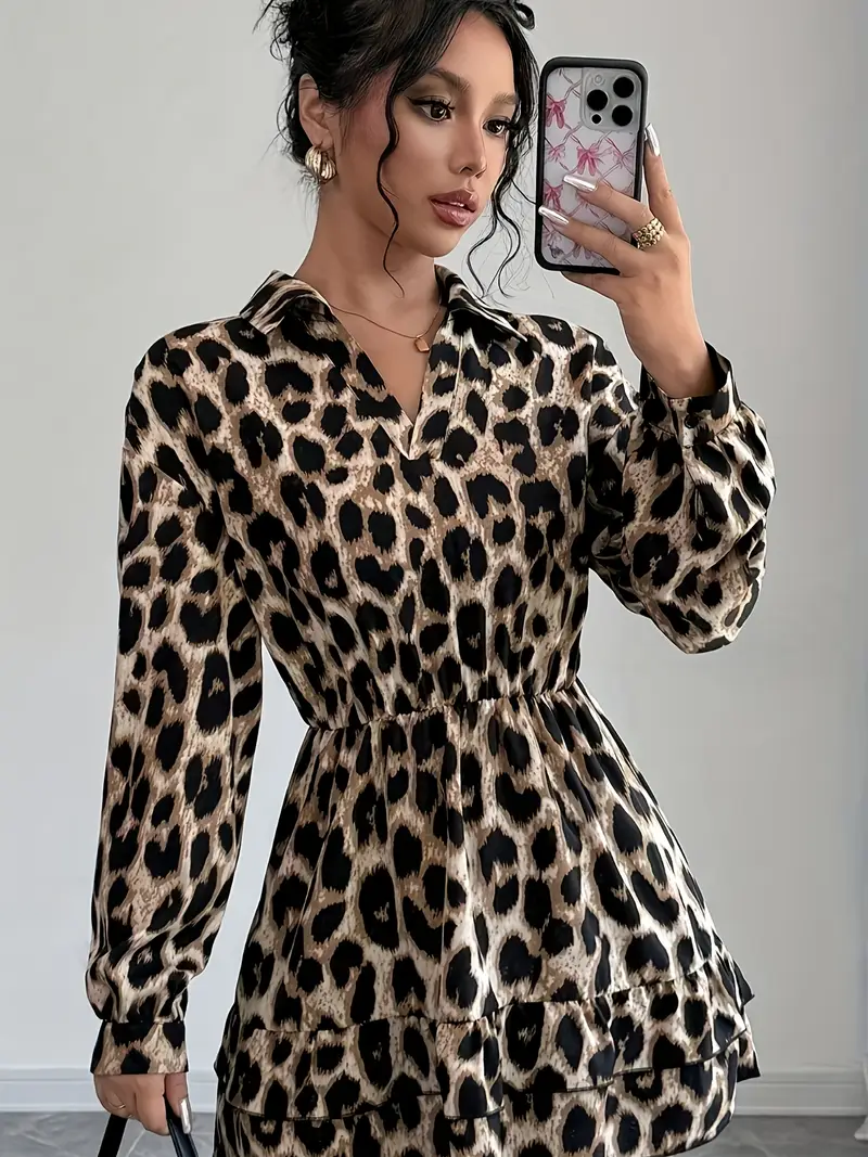 Vestido animal print