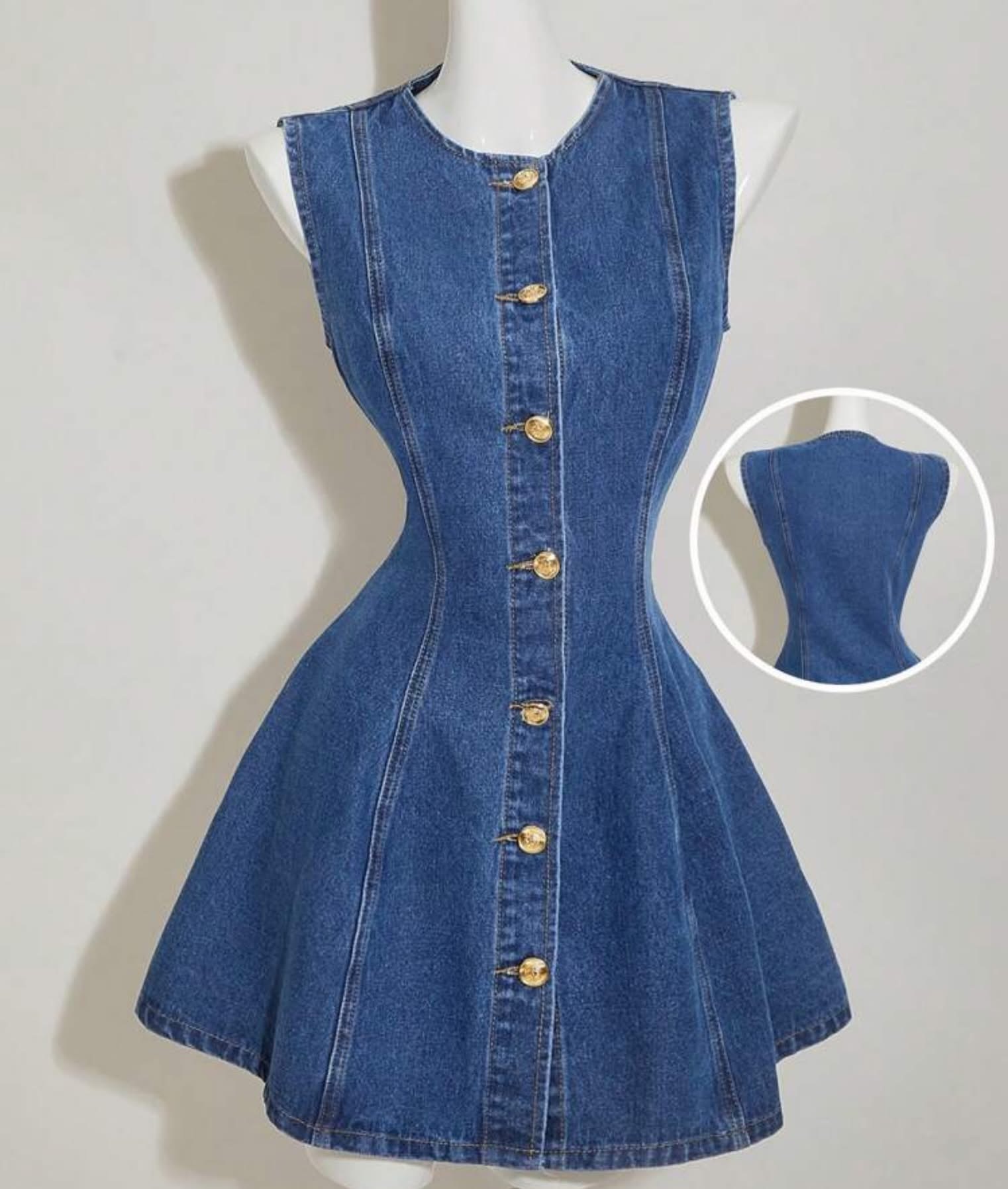 Vestido mezclilla XG