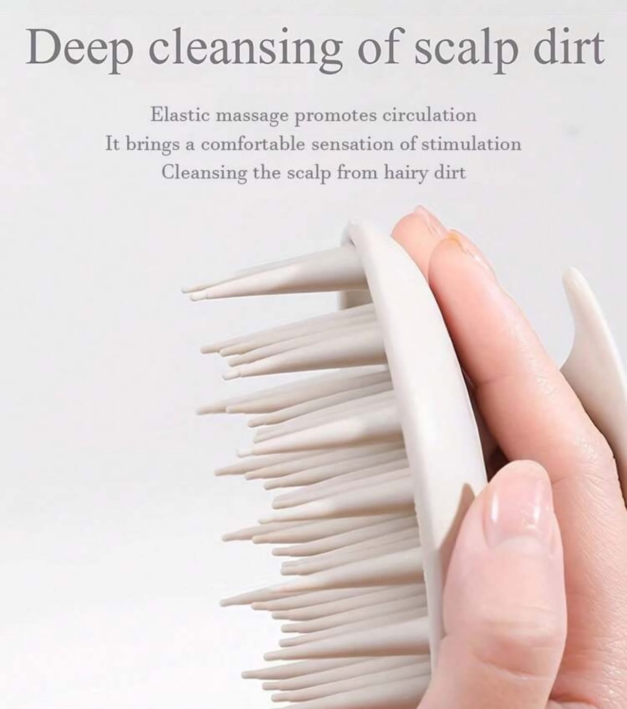 Shampoo brush de cerda largas